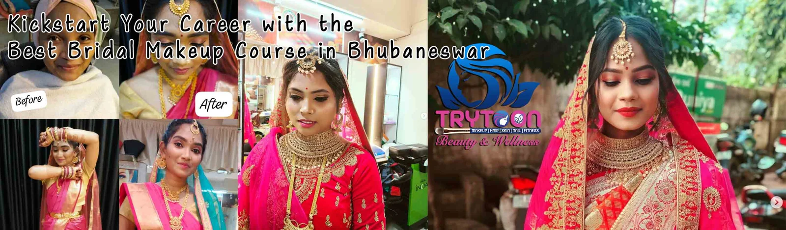 Wedding parlour training session at Trytoon Beauty and Wellness Academy, Bhubaneswar