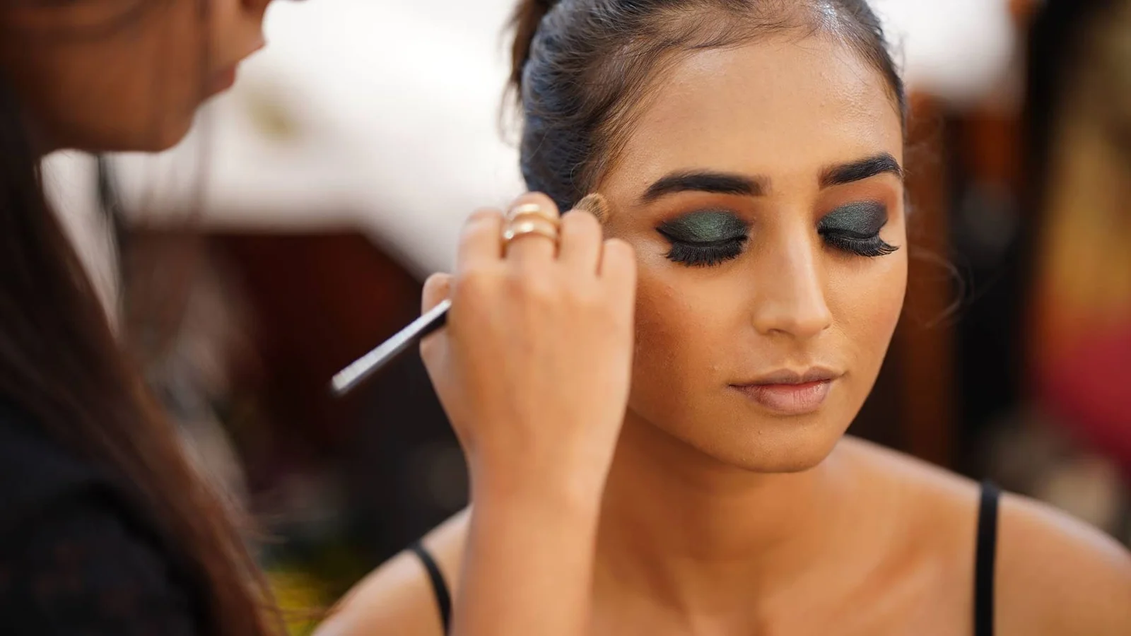 Makeup artist training session at Trytoon Beauty and Wellness Academy Bhubaneswar