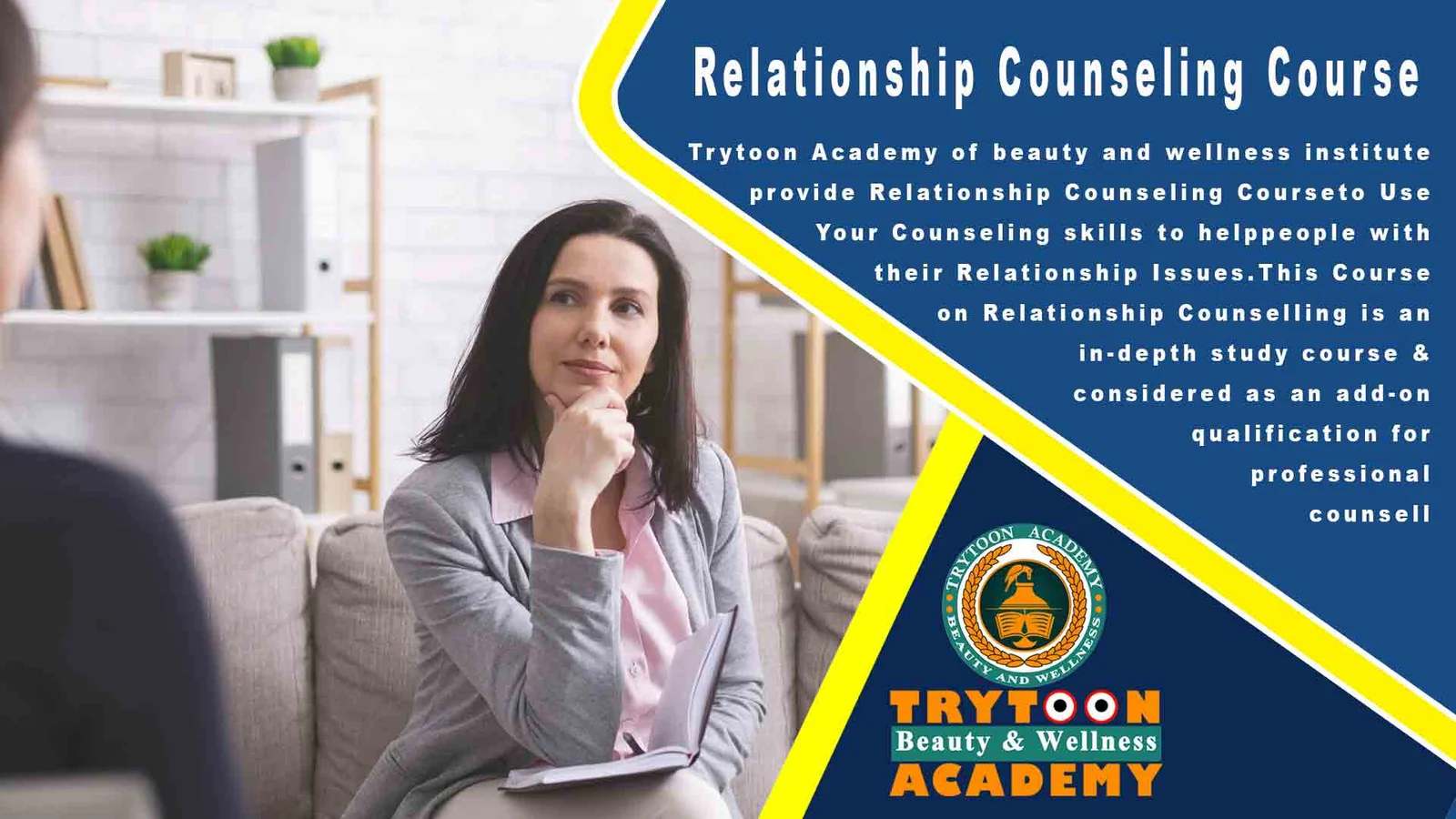 Relationship Counselling Course at Trytoon Beauty and Wellness Academy, Bhubaneswar – Professional Family Counselling Training in Odisha