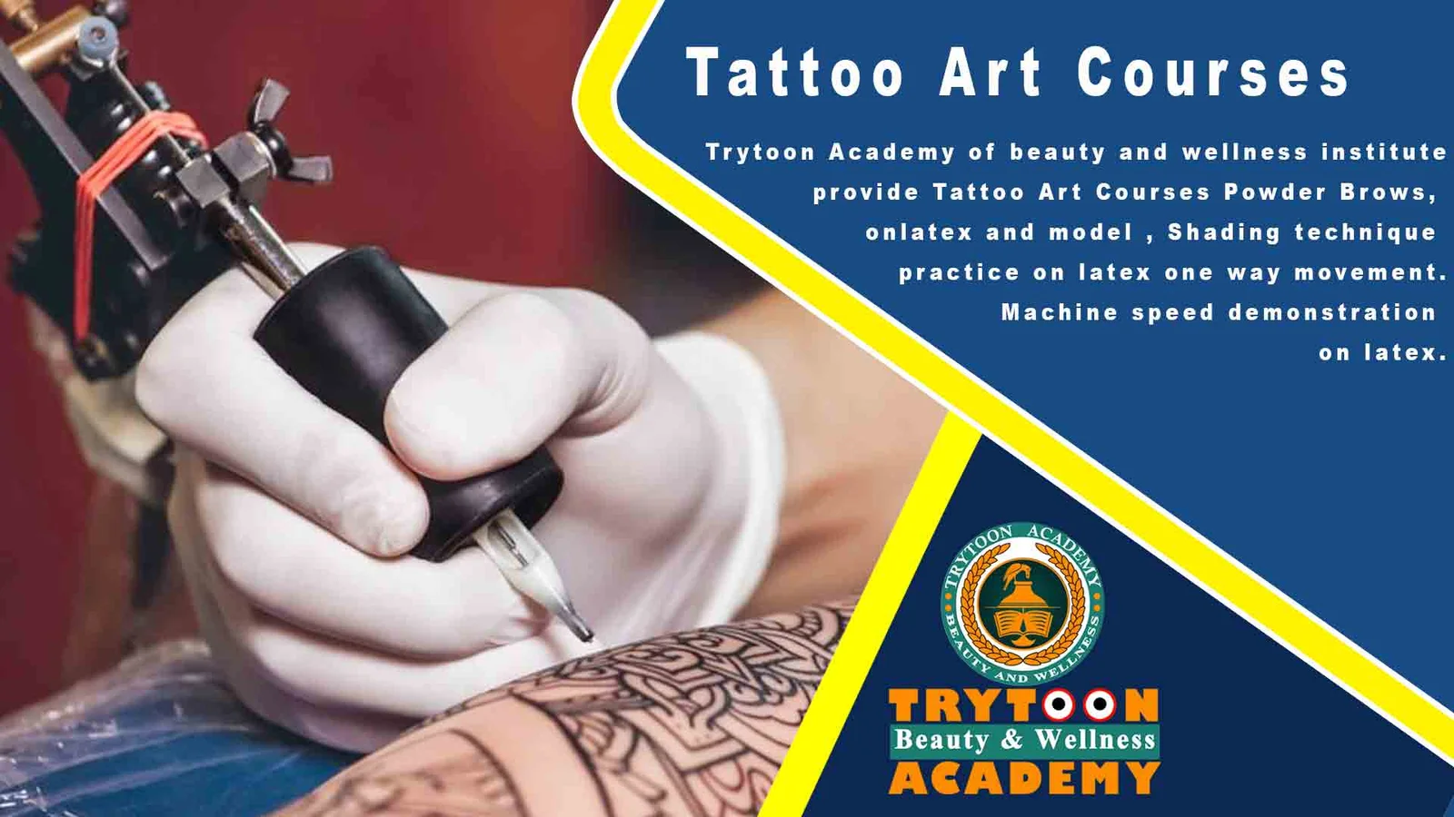Professional Tattoo Design Course at Trytoon Beauty and Wellness Academy, Bhubaneswar – Learn Artistic Tattoo Making with Expert Trainers
