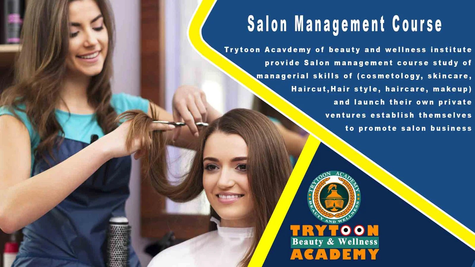 Salon Management Course at Trytoon Beauty and Wellness Academy, Bhubaneswar – Learn professional salon operations, client service, and business growth skills in Odisha.