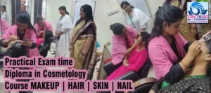 Practical Exam Season for Diploma in Cosmetology at Trytoon Academy Diploma in Cosmetology examination session at Trytoon Beauty and Wellness Academy Bhubaneswar