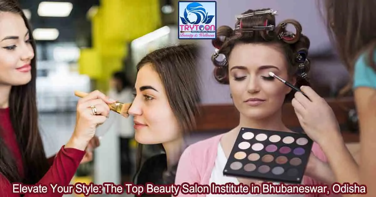 Top Beauty Salon Institute Classroom with Students Practicing Makeup in Bhubaneswar