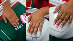 Nail Extension Course Students Workshop – Trytoon Beauty and Wellness Academy, Bhubaneswar Nail Extension Course workshop at Trytoon Beauty and Wellness Academy, Bhubaneswar – students learning advanced nail art and extension techniques.