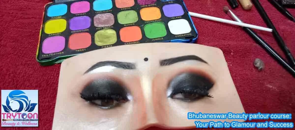 Beauty parlour training session at Trytoon Beauty and Wellness Academy Bhubaneswar