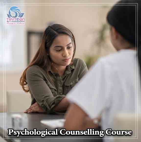 This image showcases a student engaging in a practical counselling session with a professional mentor. The Psychological Counselling Course emphasizes experiential learning, preparing students to handle real-world scenarios with empathy and skill.