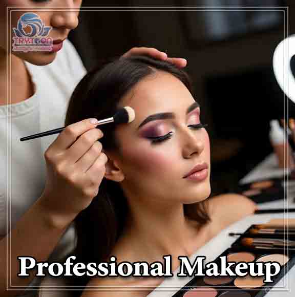 Professional cosmetology diploma course training students in advanced makeup artistry at Trytoon Beauty and Wellness Academy Bhubaneswar.